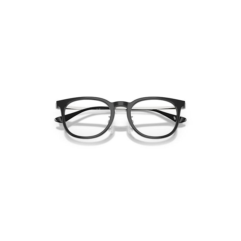 Ray-Ban Rb5453d Optics Eyeglasses Silver Frame Clear Lenses Polarized by RAY-BAN