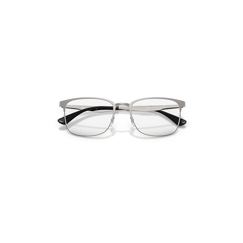 Ray-Ban Rb6421 Optics Eyeglasses Brushed Gunmetal Frame Clear Lenses Polarized by RAY-BAN