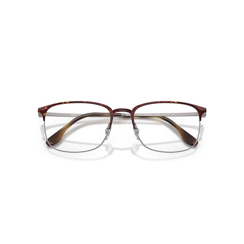 Ray-Ban Rb6494 Optics Eyeglasses Matte Gunmetal Frame Clear Lenses Polarized by RAY-BAN