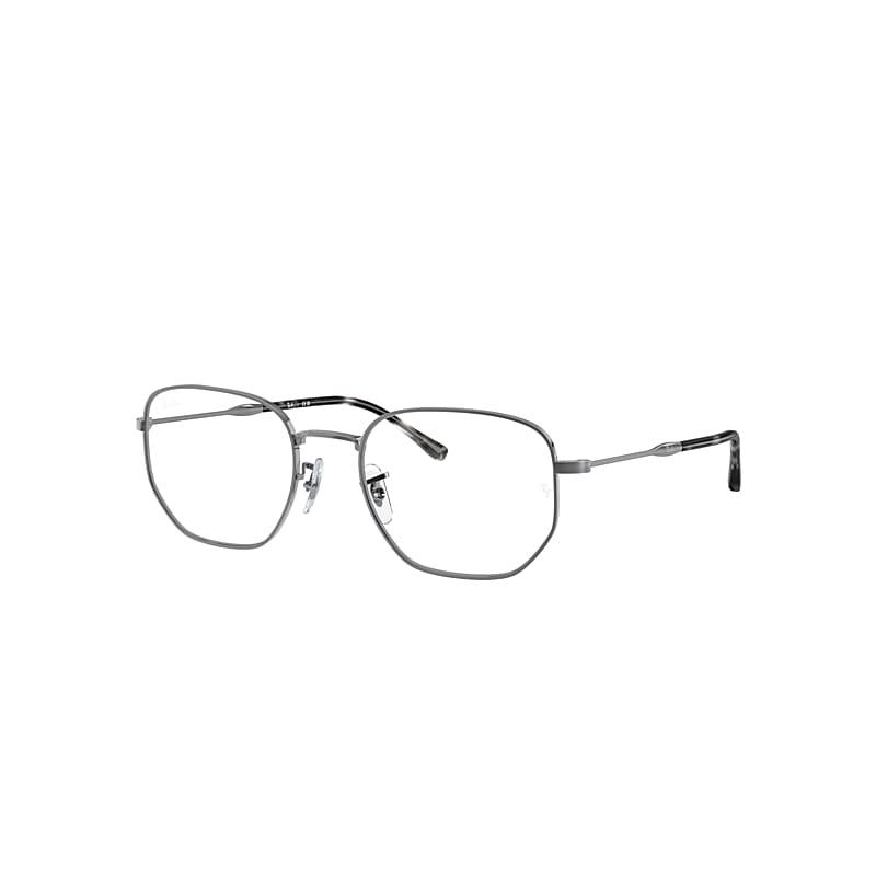 Ray-Ban Rb6496 Optics Eyeglasses Gunmetal Frame Clear Lenses Polarized by RAY-BAN