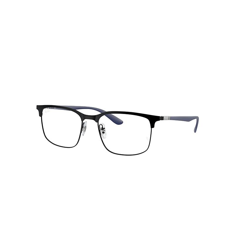 Ray-Ban Rb6518 Optics Eyeglasses Sand Blue Frame Clear Lenses Polarized by RAY-BAN