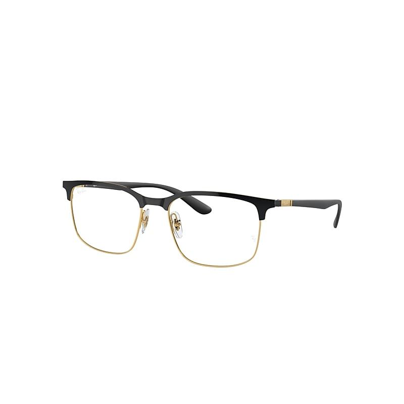 Ray-Ban Rb6518 Optics Eyeglasses Sand Grey Frame Clear Lenses Polarized by RAY-BAN