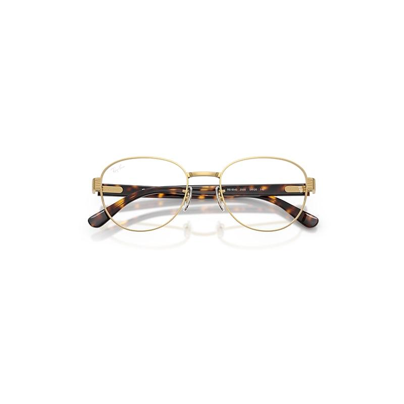 Ray-Ban Rb6543 Optics Eyeglasses Havana Frame Clear Lenses Polarized by RAY-BAN