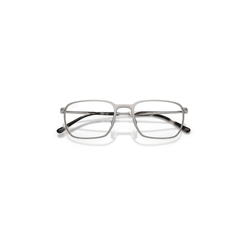 Ray-Ban Rb6549 Optics Eyeglasses Gunmetal Frame Clear Lenses Polarized by RAY-BAN