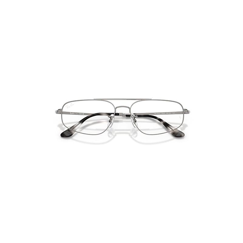 Ray-Ban Rb6550 Optics Eyeglasses Gunmetal Frame Clear Lenses Polarized by RAY-BAN