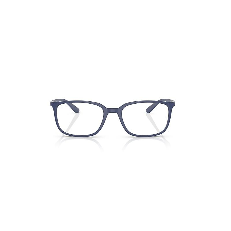 Ray-Ban Rb7208 Optics Eyeglasses Blue Frame Clear Lenses Polarized by RAY-BAN