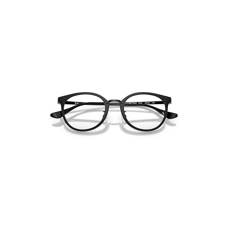 Ray-Ban Rb7266d Optics Eyeglasses Black Frame Clear Lenses Polarized by RAY-BAN