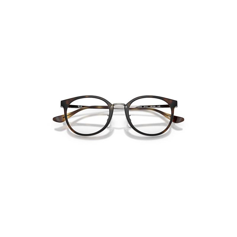 Ray-Ban Rb7266d Optics Eyeglasses Gunmetal Frame Clear Lenses Polarized by RAY-BAN