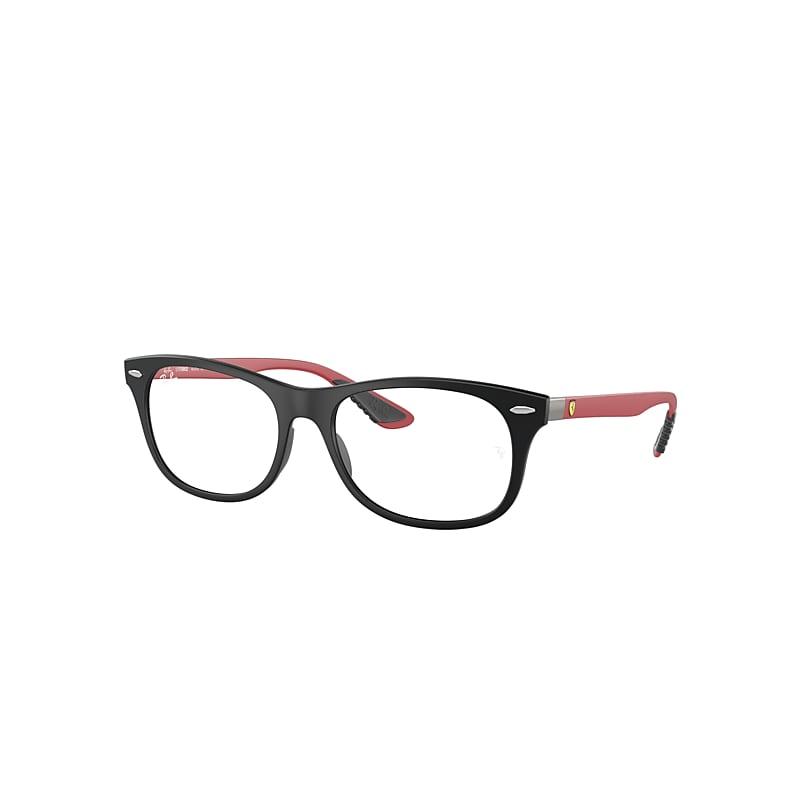Ray-Ban Rb7307m Optics Scuderia Ferrari Collection Eyeglasses Red Frame Clear Lenses Polarized by RAY-BAN