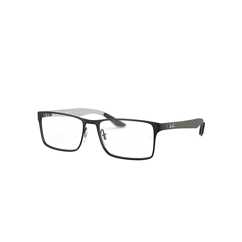 Ray-Ban Rb8415 Optics Eyeglasses Grey Frame Clear Lenses Polarized by RAY-BAN Ray-Ban Rb8415 Optics Eyeglasses Grey Frame Clear Lenses Polarized by RAY-BAN