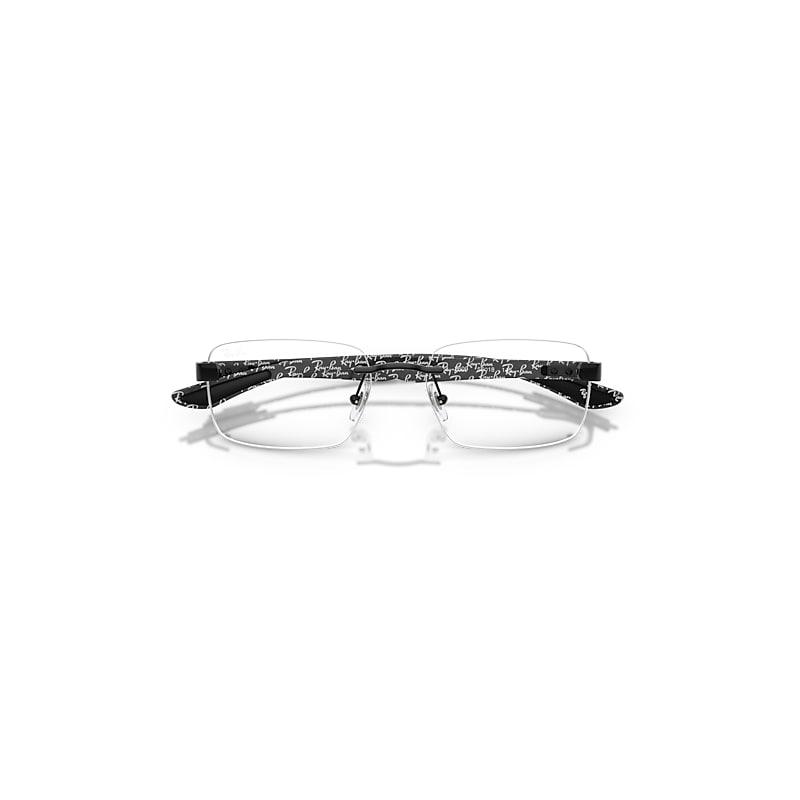 Ray-Ban Rb8423 Optics Eyeglasses Black Frame Clear Lenses Polarized by RAY-BAN