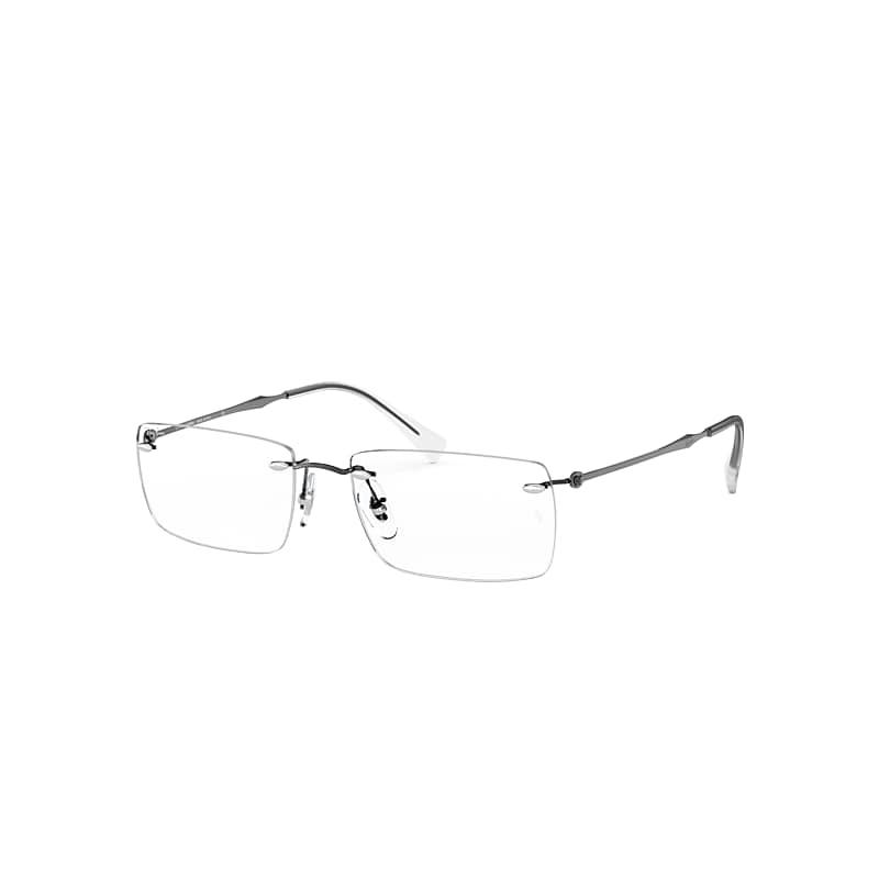 Ray-Ban Rb8755 Optics Eyeglasses Gunmetal Frame Clear Lenses Polarized by RAY-BAN Ray-Ban Rb8755 Optics Eyeglasses Gunmetal Frame Clear Lenses Polarized by RAY-BAN