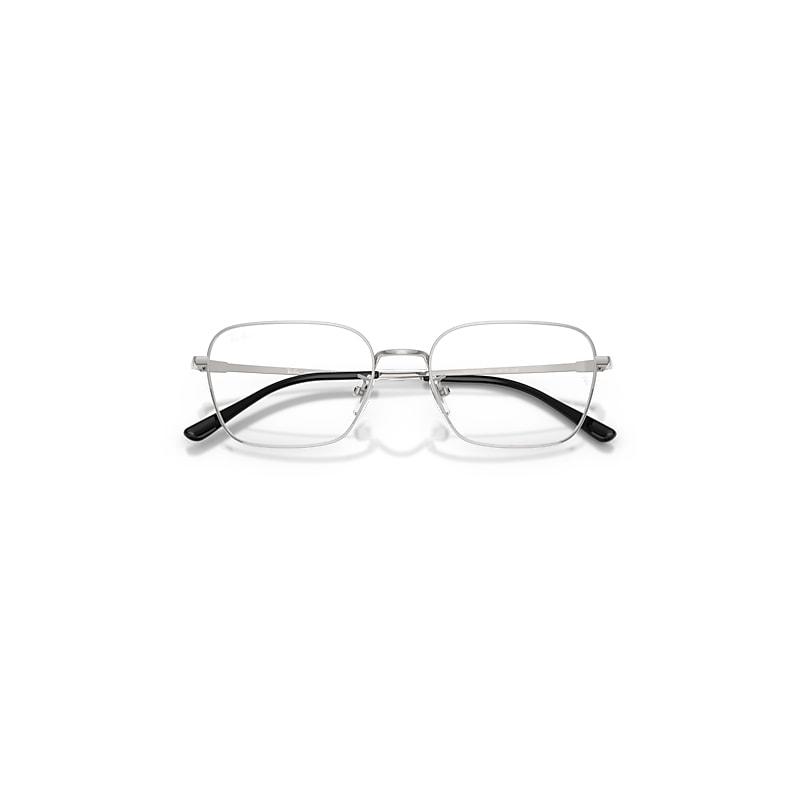Ray-Ban Rb8784d Titanium Optics Eyeglasses Silver Frame Clear Lenses Polarized by RAY-BAN