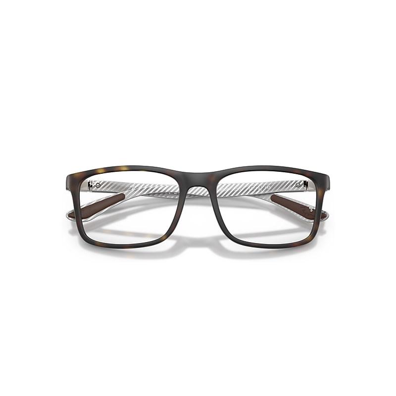 Ray-Ban Rb8908 Optics Eyeglasses Matte Gunmetal Frame Clear Lenses Polarized by RAY-BAN