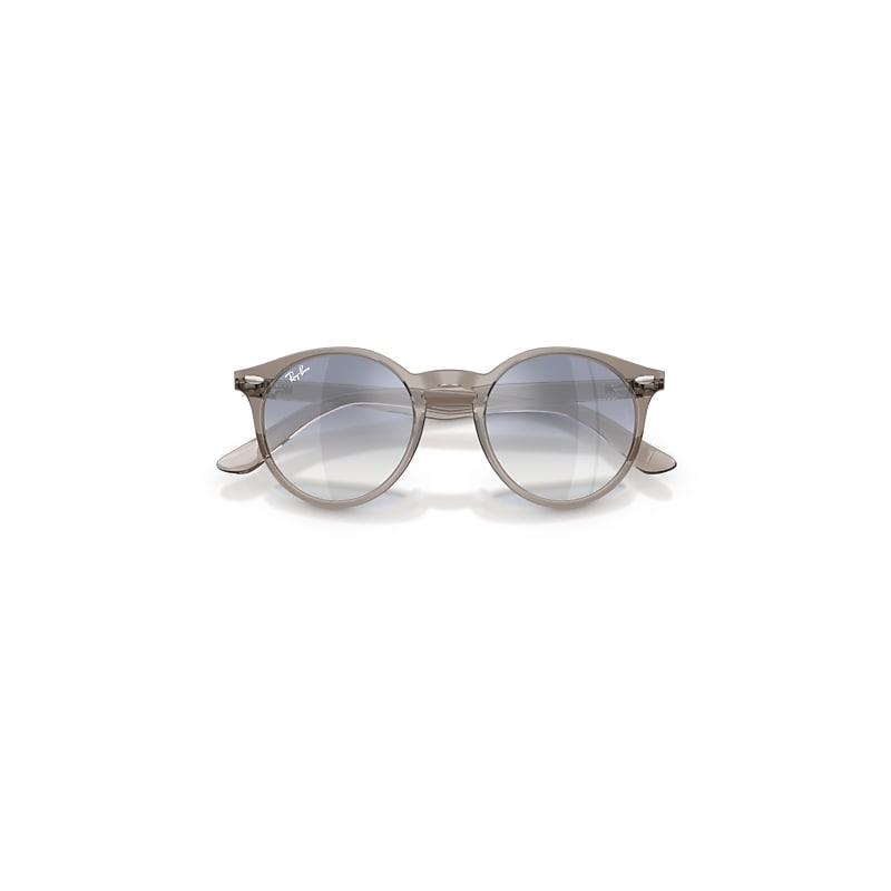 Ray-Ban Rb9064s Kids Sunglasses Transparent Grey Frame Blue Lenses by RAY-BAN