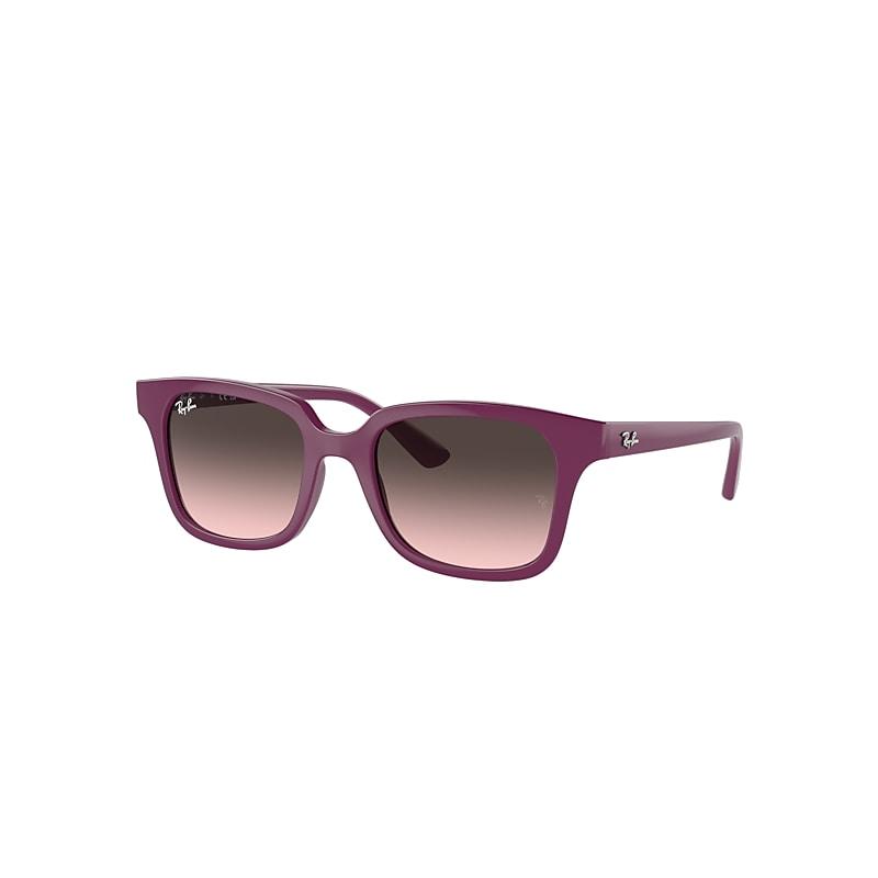 Ray-Ban Rb9071s Kids Sunglasses Cherry Frame Pink Lenses by RAY-BAN