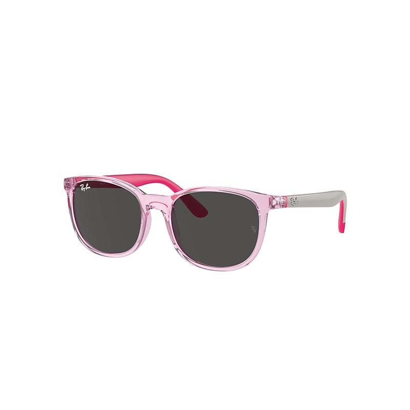 Ray-Ban Rb9079s Kids Bio-based Sunglasses Grey On Fuchsia Frame Grey Lenses by RAY-BAN