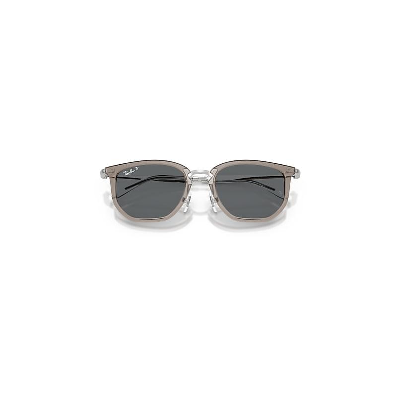 Ray-Ban Rb9085s Kids Sunglasses Silver Frame Grey Lenses Polarized by RAY-BAN