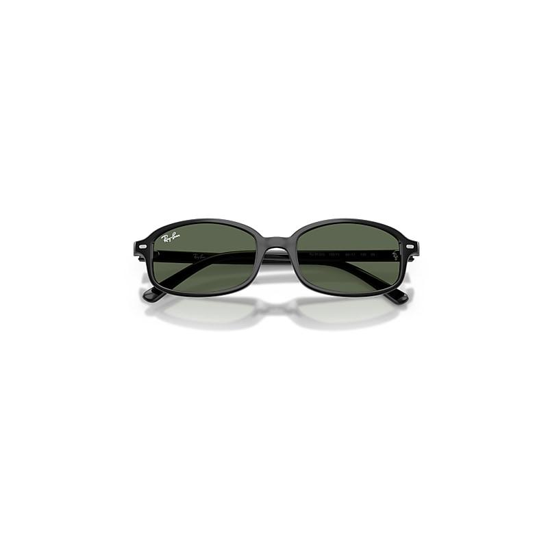 Ray-Ban Rb9132s Kids Sunglasses Black Frame Green Lenses by RAY-BAN