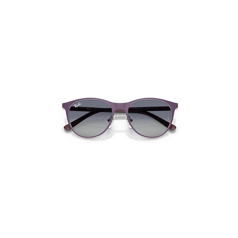 Ray-Ban Rb9552s Kids Sunglasses Violet Frame Grey Lenses by RAY-BAN