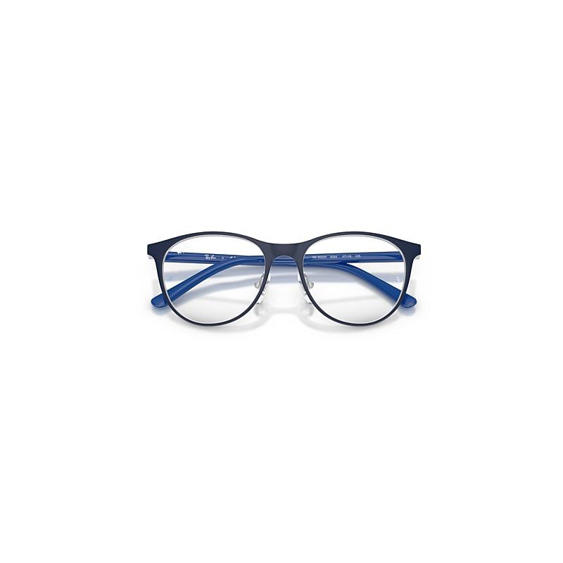 Ray-Ban Rb9552v Optics Kids Eyeglasses Blue Frame Clear Lenses Polarized by RAY-BAN