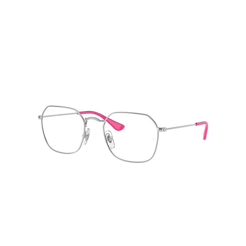 Ray-Ban Rb9594v Optics Kids Eyeglasses Silver Frame Clear Lenses Polarized by RAY-BAN