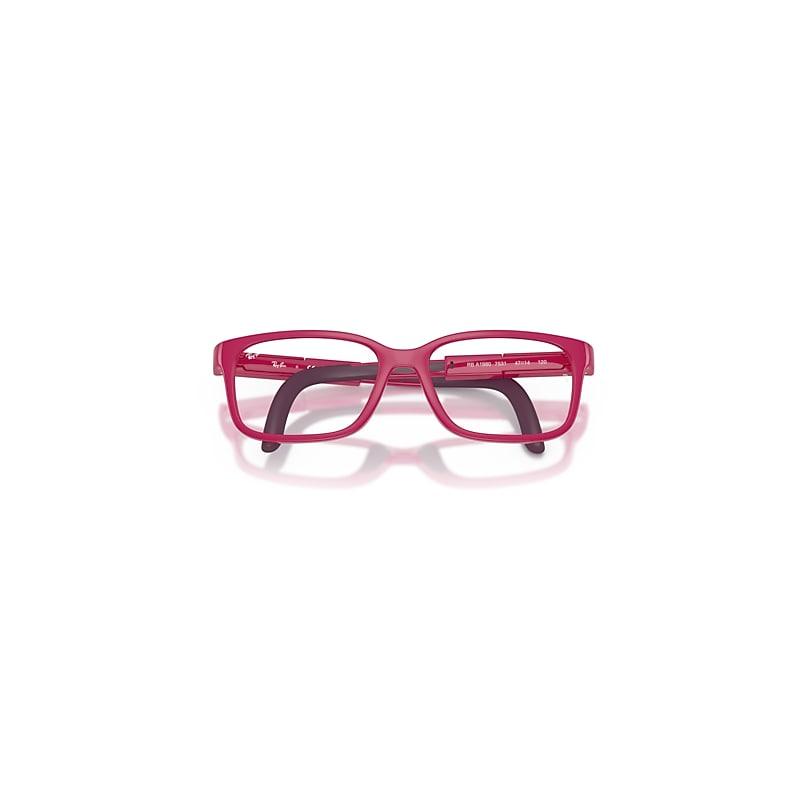 Ray-Ban Rba1980 Optics Kids Bio-based Eyeglasses Purple & Violet Frame Clear Lenses Polarized by RAY-BAN