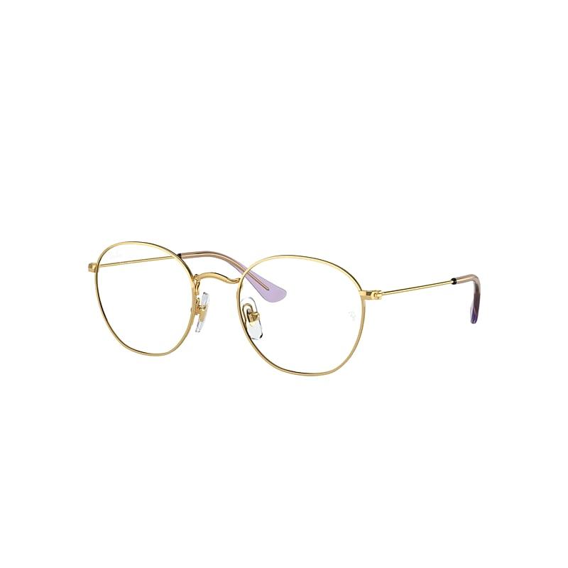 Ray-Ban Rob Optics Kids Eyeglasses Arista Gold Frame Clear Lenses Polarized by RAY-BAN