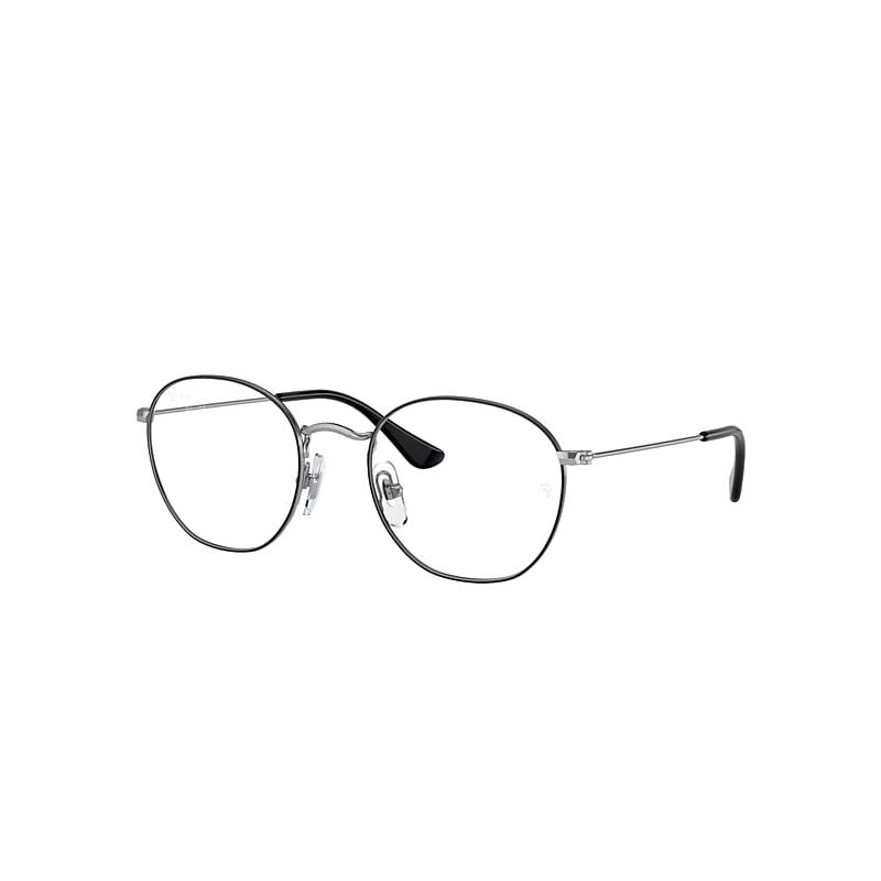 Ray-Ban Rob Optics Kids Eyeglasses Silver Frame Clear Lenses Polarized by RAY-BAN