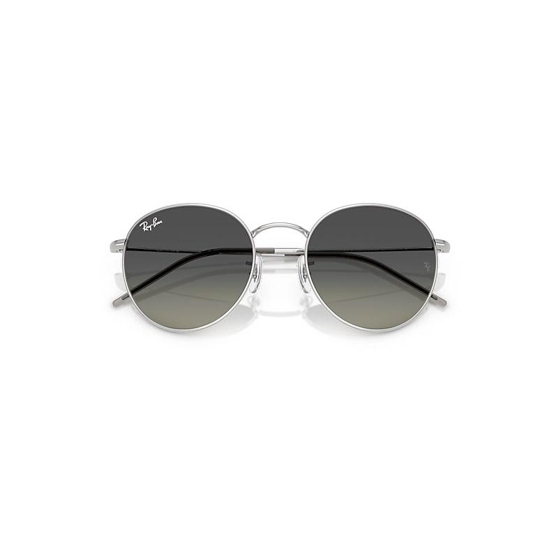 Ray-Ban Round Reverse Sunglasses Silver Frame Grey Lenses by RAY-BAN