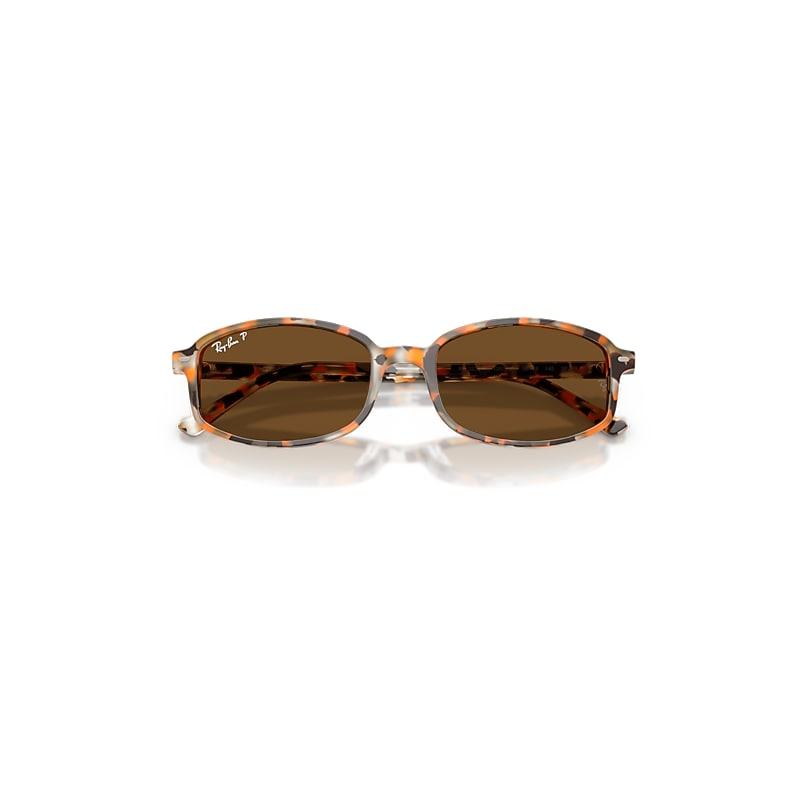 Ray-Ban Sam Sunglasses Havana Brown Grey Frame Brown Lenses Polarized by RAY-BAN