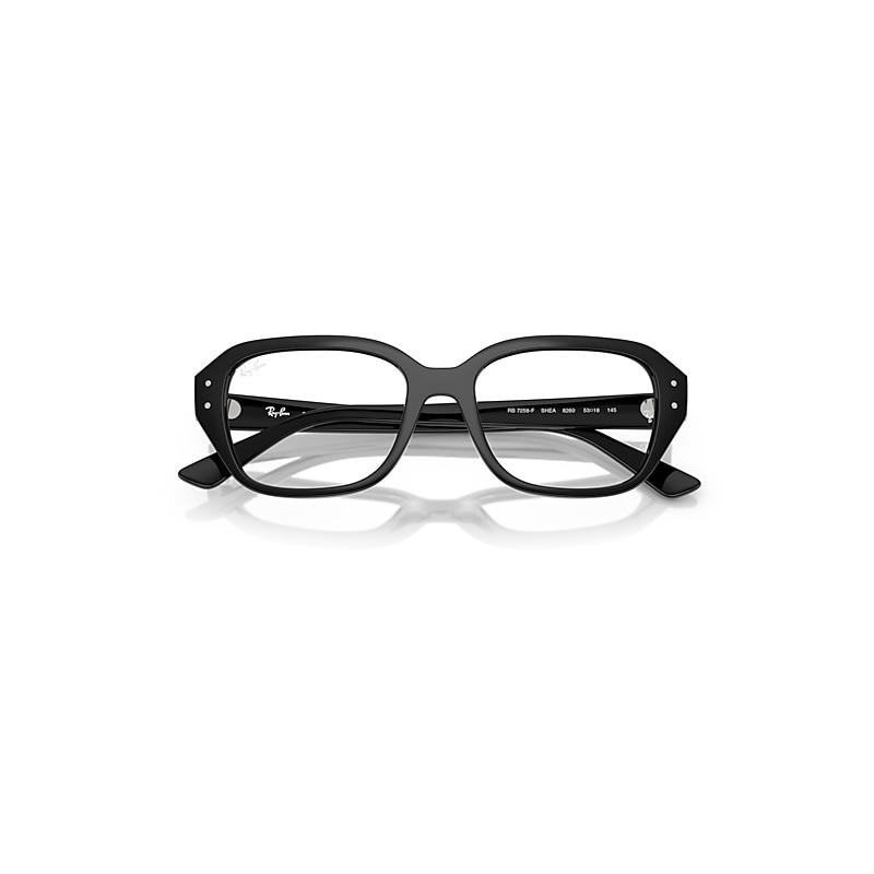 Ray-Ban Shea Optics Bio-based Eyeglasses Black Frame Clear Lenses Polarized by RAY-BAN