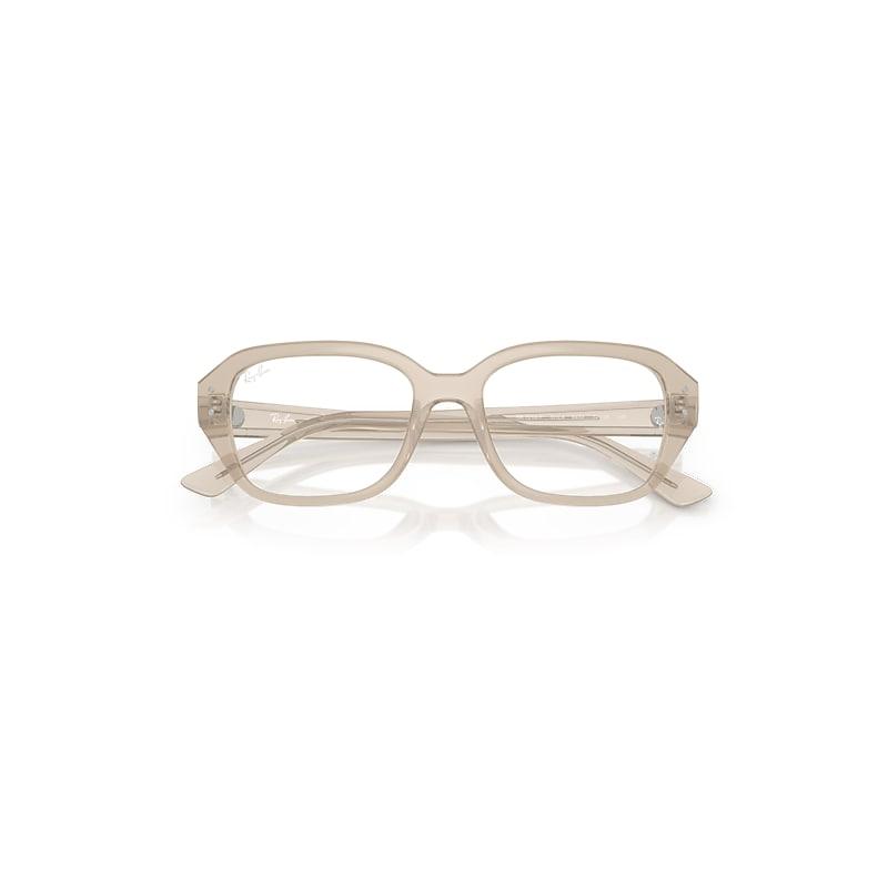 Ray-Ban Shea Optics Bio-based Eyeglasses Cloudy Warm White Frame Clear Lenses Polarized by RAY-BAN