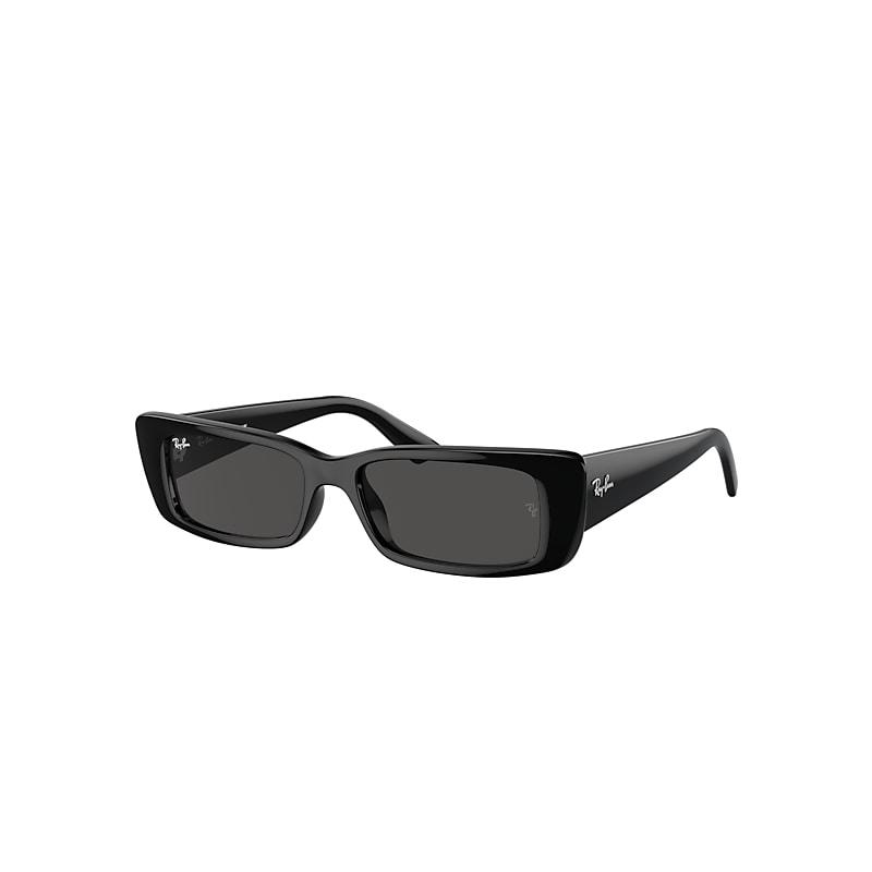 Ray-Ban Teru Bio-based Sunglasses Black Frame Grey Lenses by RAY-BAN