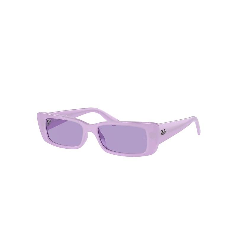 Ray-Ban Teru Bio-based Sunglasses Lilac Frame Violet Lenses by RAY-BAN
