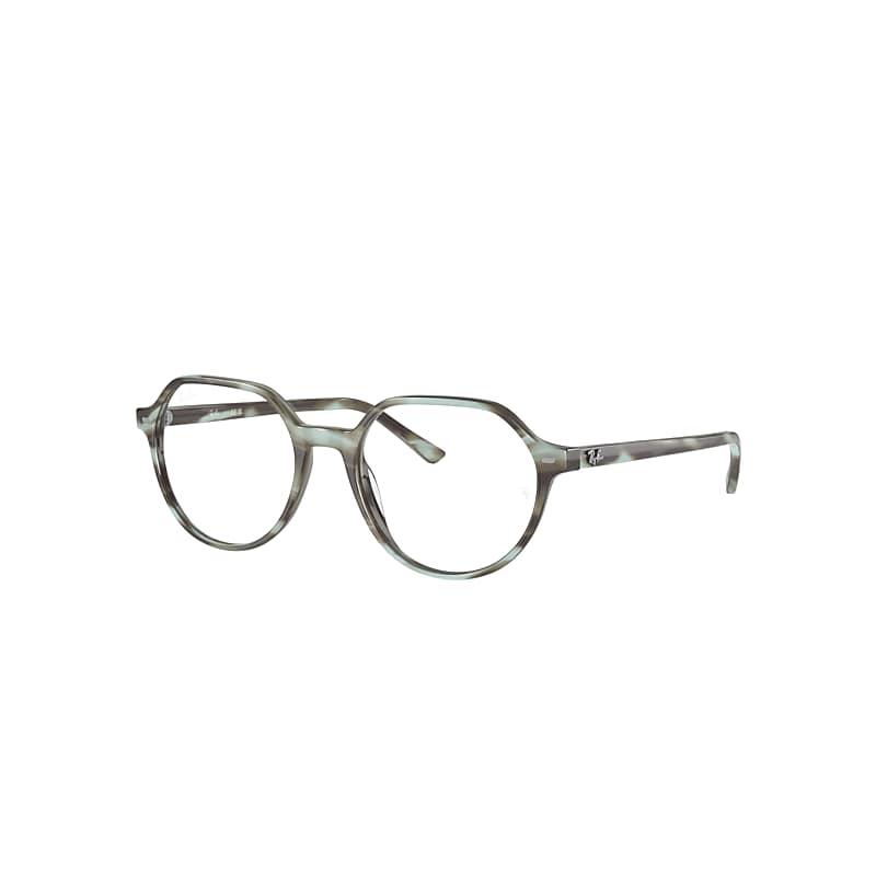 Ray-Ban Thalia Optics Eyeglasses Striped Green Frame Clear Lenses Polarized by RAY-BAN