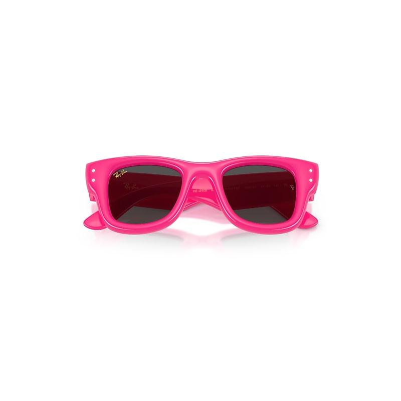 Ray-Ban Wayfarer Puffer Crystal Edition Sunglasses Pink & Strass Frame Black Lenses by RAY-BAN