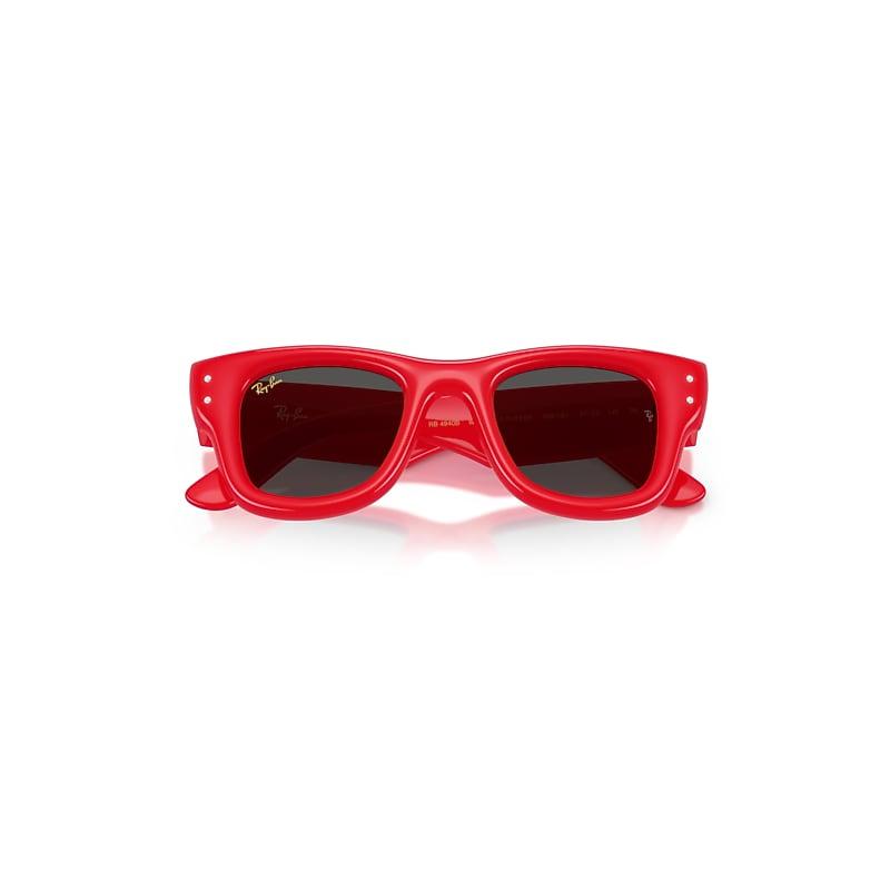 Ray-Ban Wayfarer Puffer Crystal Edition Sunglasses Red & Strass Frame Black Lenses by RAY-BAN