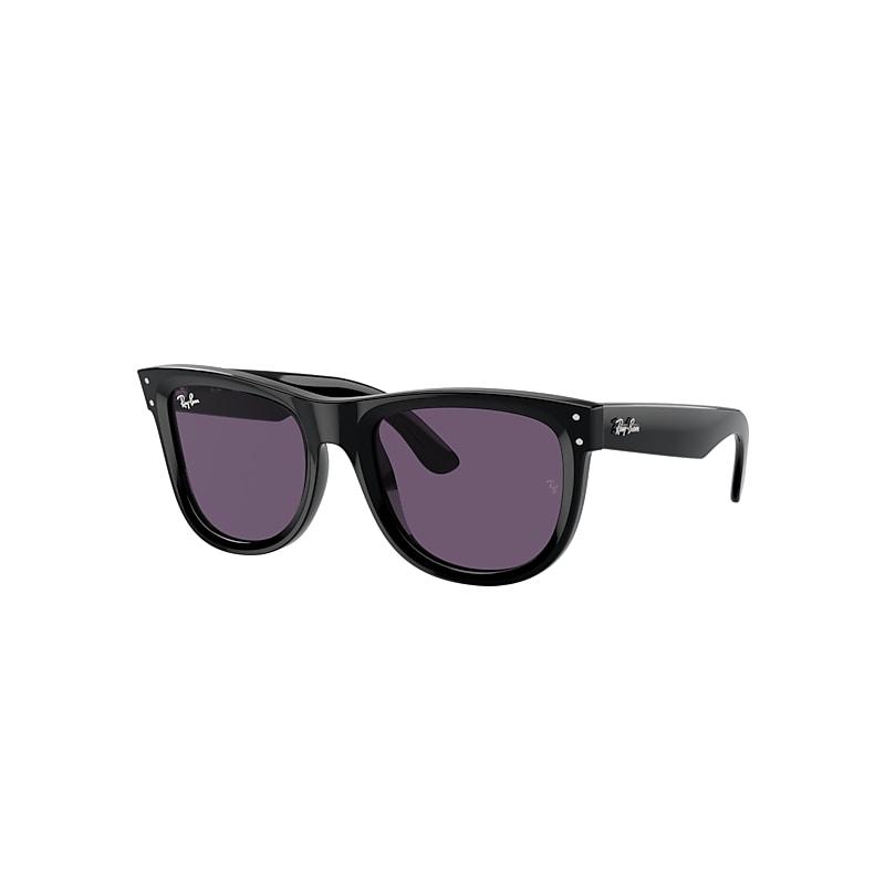 Ray-Ban Wayfarer Reverse Sunglasses Black Frame Violet Lenses by RAY-BAN