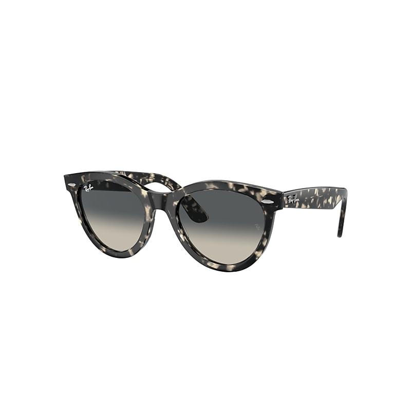 Ray-Ban Wayfarer Way Sunglasses Grey Havana Frame Grey Lenses by RAY-BAN