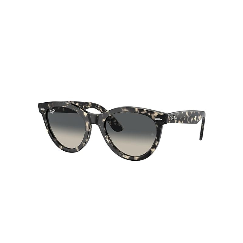 Ray-Ban Wayfarer Way Sunglasses Grey Havana Frame Grey Lenses by RAY-BAN