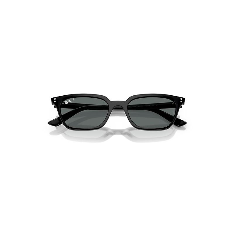 Ray-Ban Zaya Bio-based Sunglasses Black Frame Grey Lenses Polarized by RAY-BAN