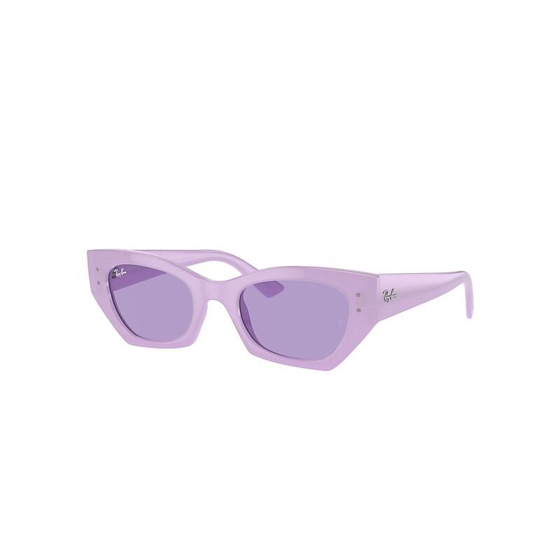 Ray-Ban Zena Bio-based Sunglasses Lilac Frame Violet Lenses by RAY-BAN