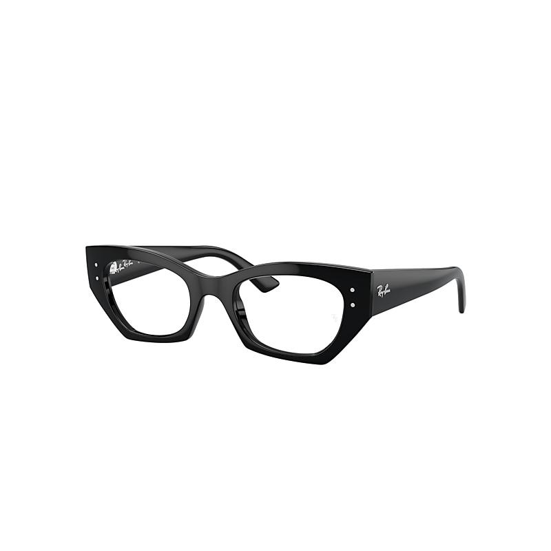 Ray-Ban Zena Optics Bio-based Eyeglasses Black Frame Clear Lenses Polarized by RAY-BAN