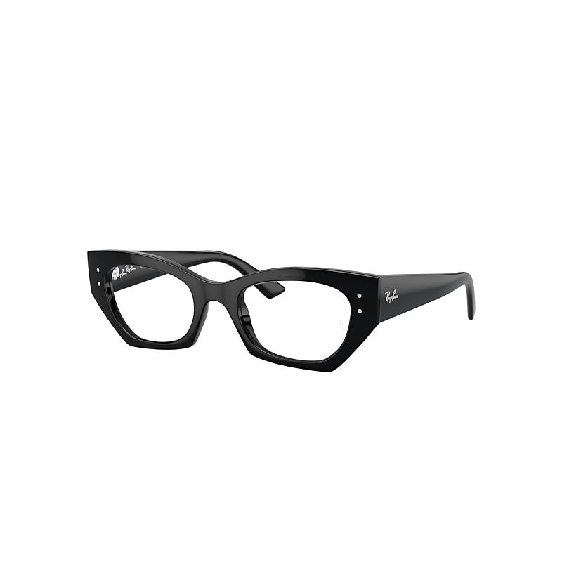Ray-Ban Zena Optics Bio-based Eyeglasses Black Frame Clear Lenses Polarized by RAY-BAN