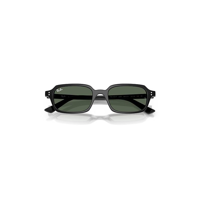 Ray-Ban Zuri Bio-based Sunglasses Black Frame Green Lenses by RAY-BAN