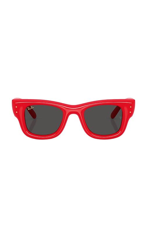 Ray-Ban x A$ap Rocky Wayfarer Puffer in Red by RAY-BAN