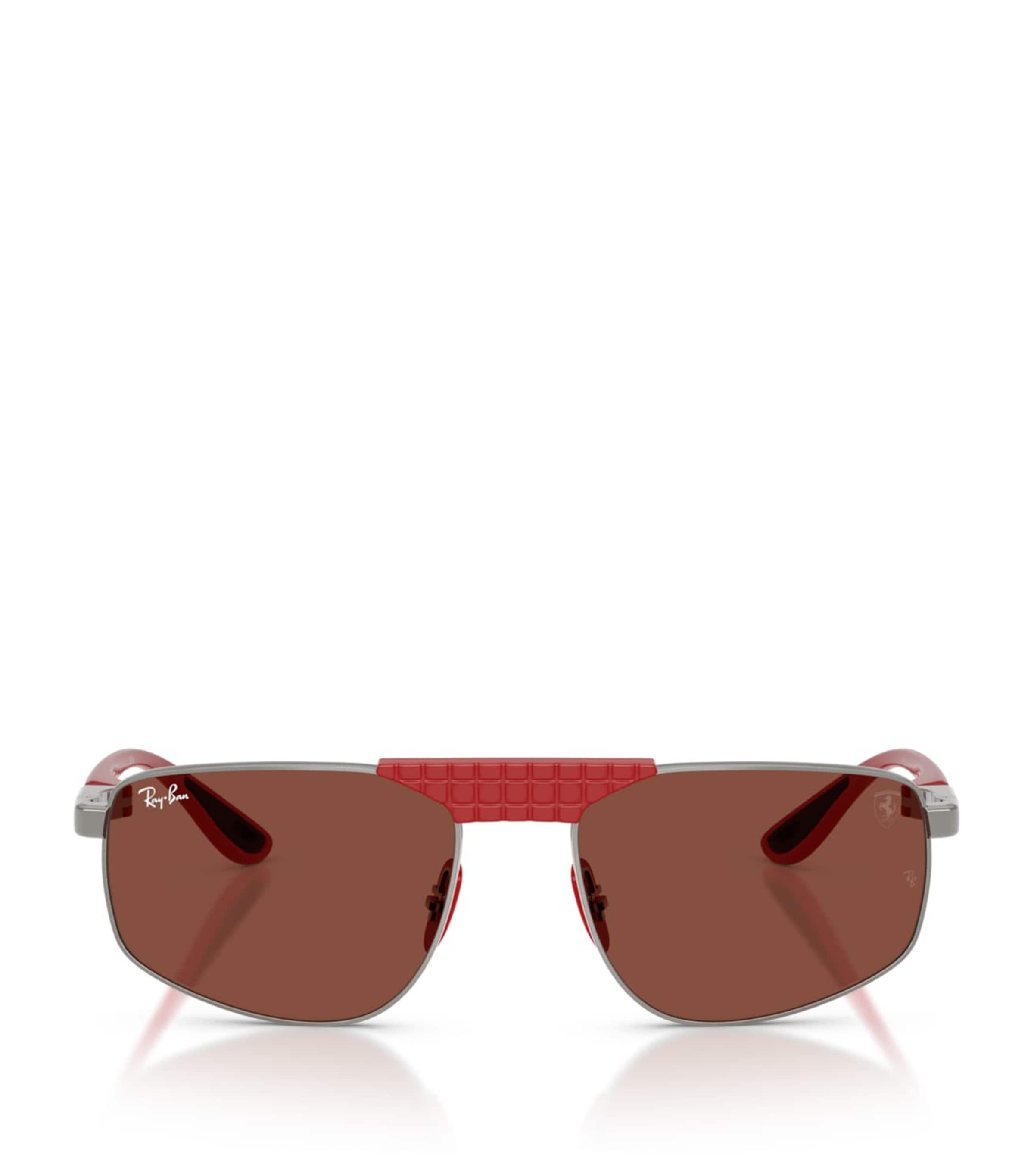 Ray-Ban x Scuderia Ferrari RB3776M Irregular  Sunglasses by RAY-BAN