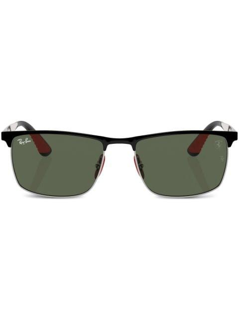 Rb3726m rectangle-frame sunglasses by RAY-BAN