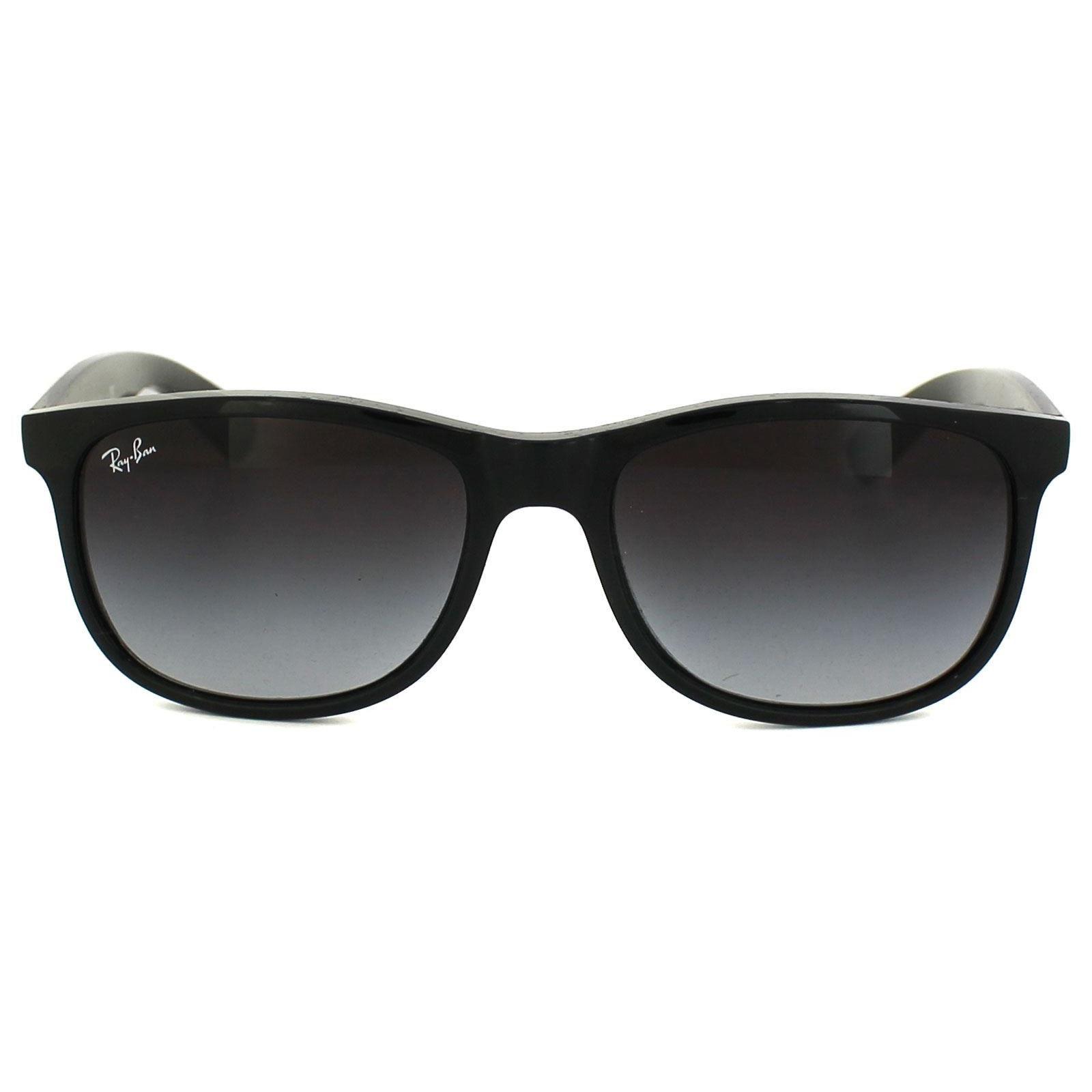 Rectangle Black Grey Gradient Andy 4202 Sunglasses by RAY-BAN
